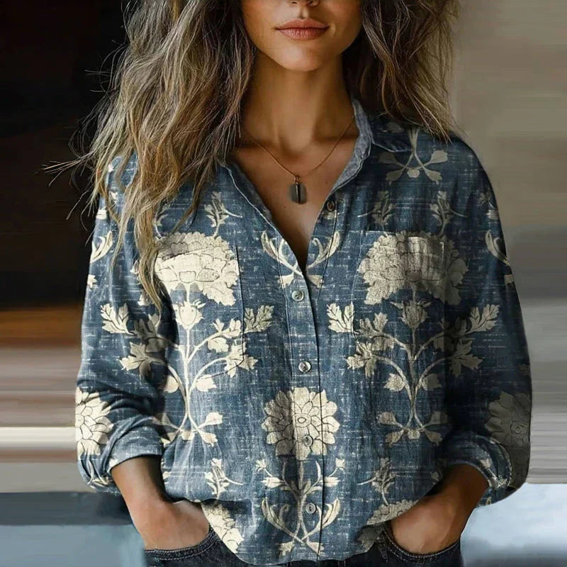 Valentina Elegant Vintage Blouse