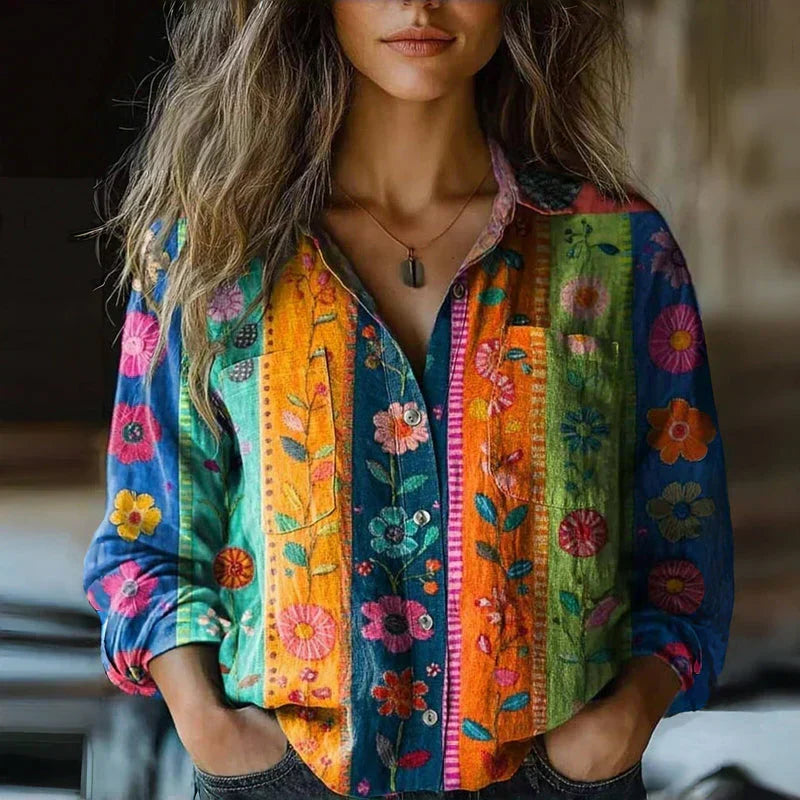 Valentina Elegant Vintage Blouse