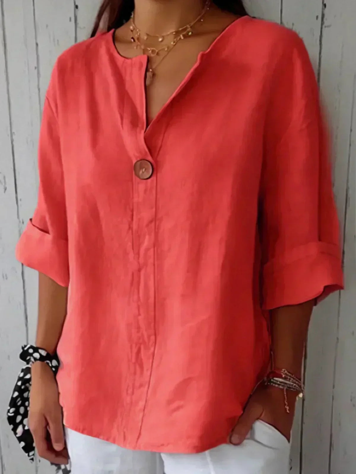 Freja Elegant Loose-Fit Blouse