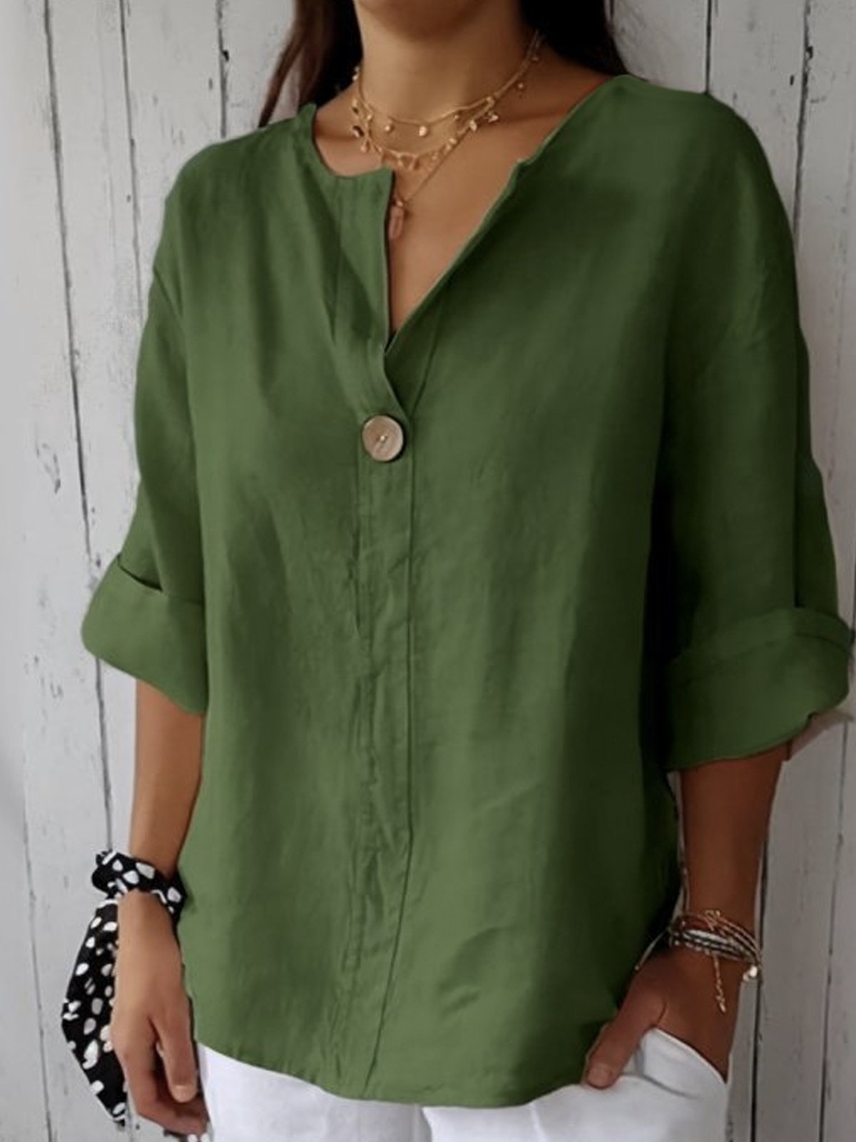 Freja Elegant Loose-Fit Blouse
