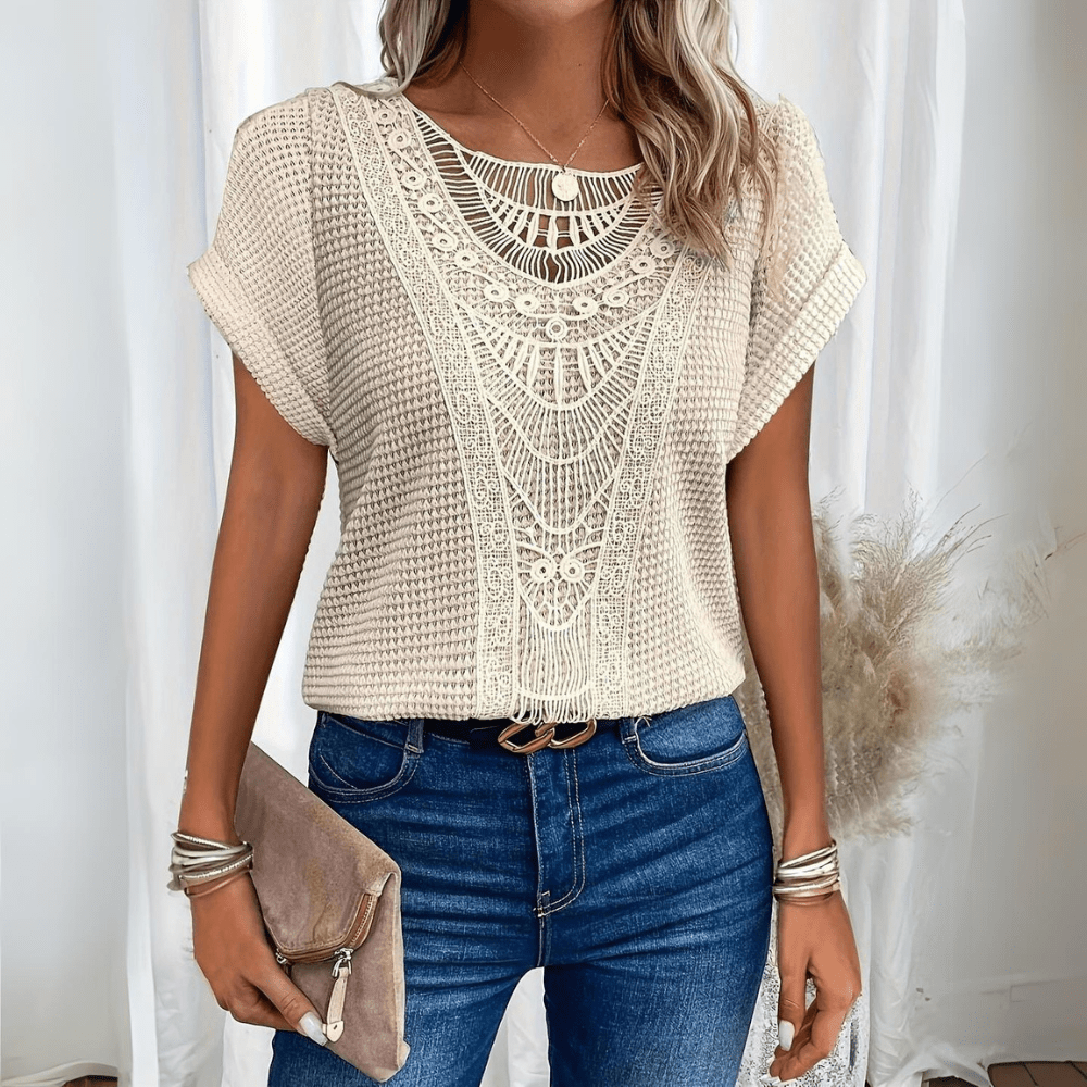 Karin Elegant Lace Blouse