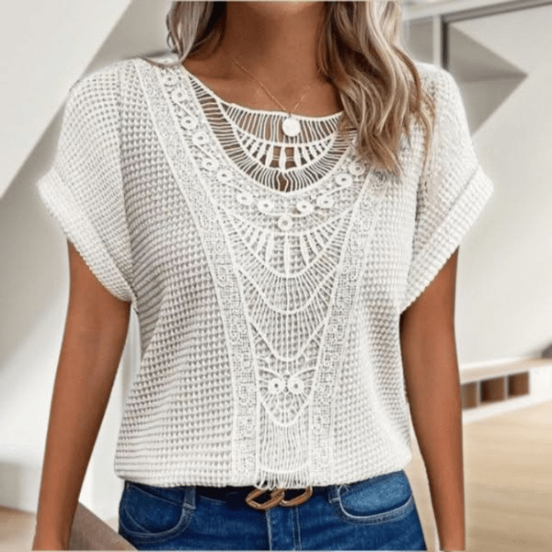 Karin Elegant Lace Blouse