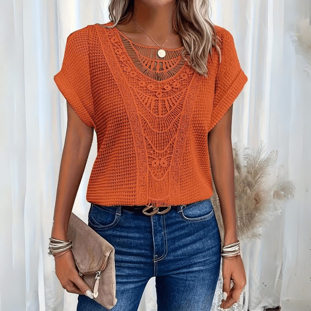 Karin Elegant Lace Blouse