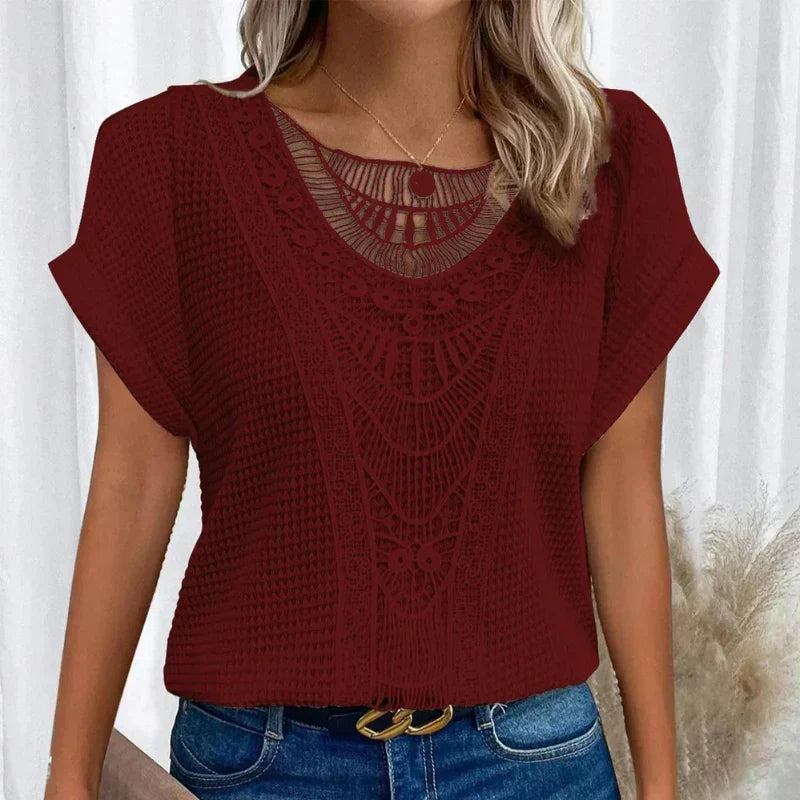 Karin Elegant Lace Blouse