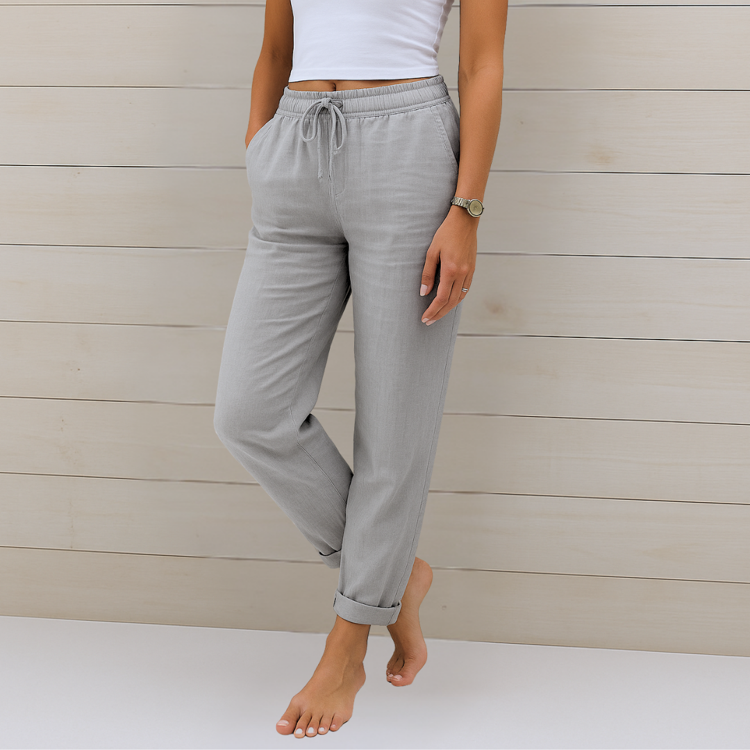 Maja Premium Breathable Stretch Linen Pants