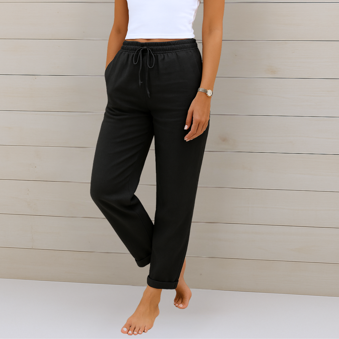 Maja Premium Breathable Stretch Linen Pants