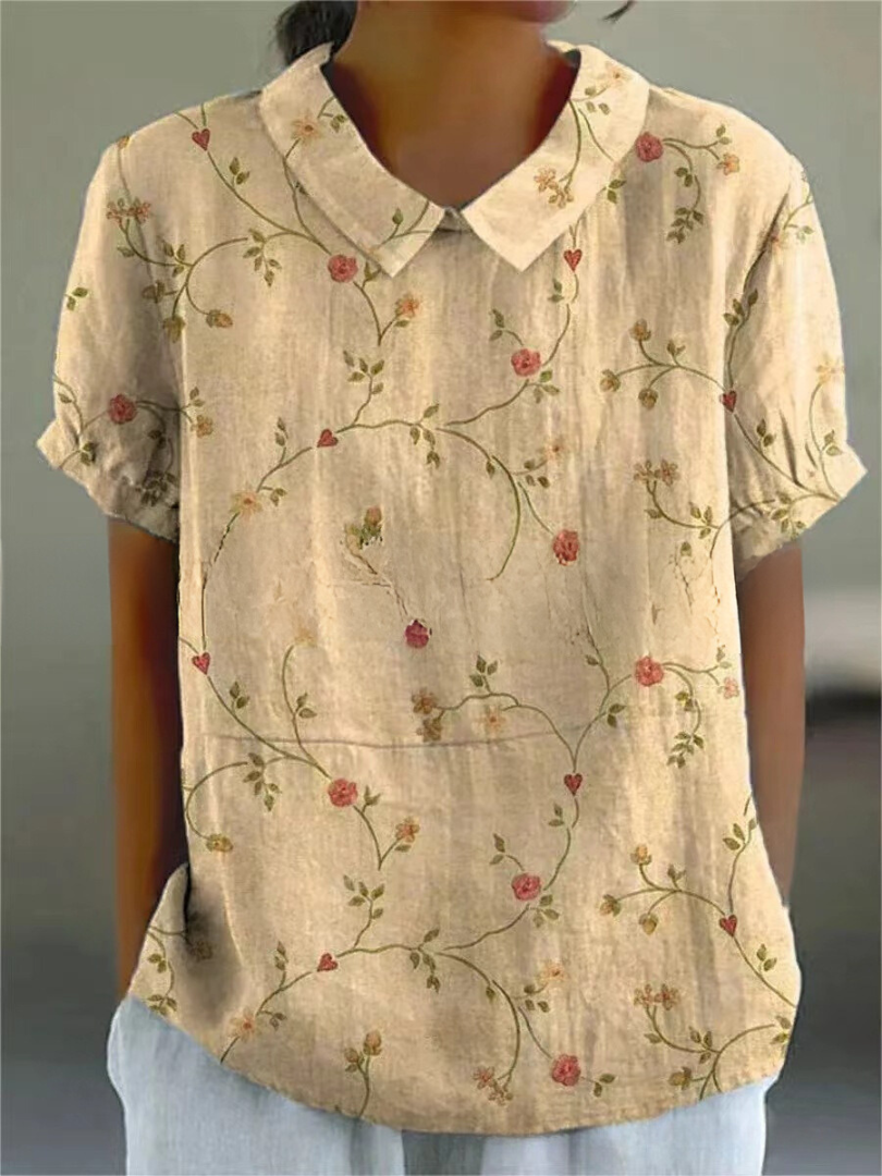 Sofia Elegant Floral Shirt