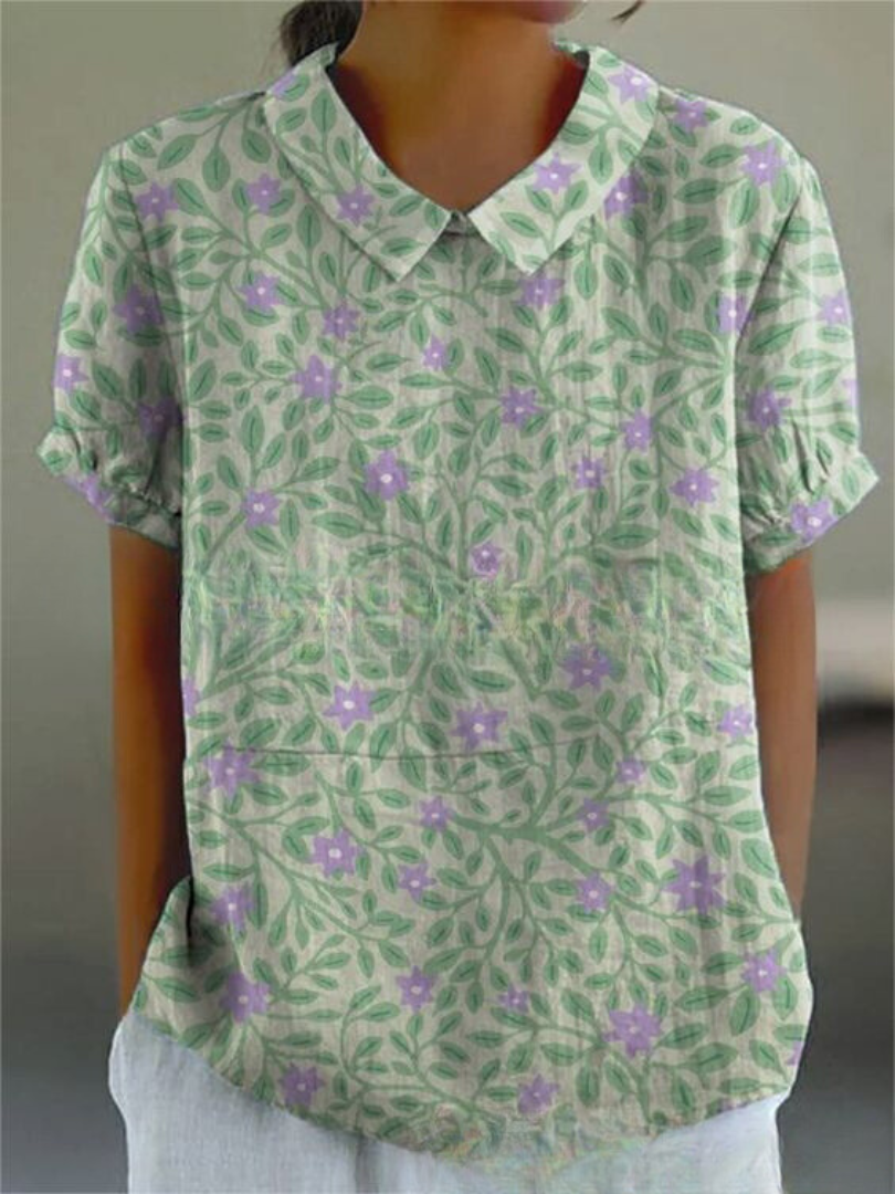 Sofia Elegant Floral Shirt