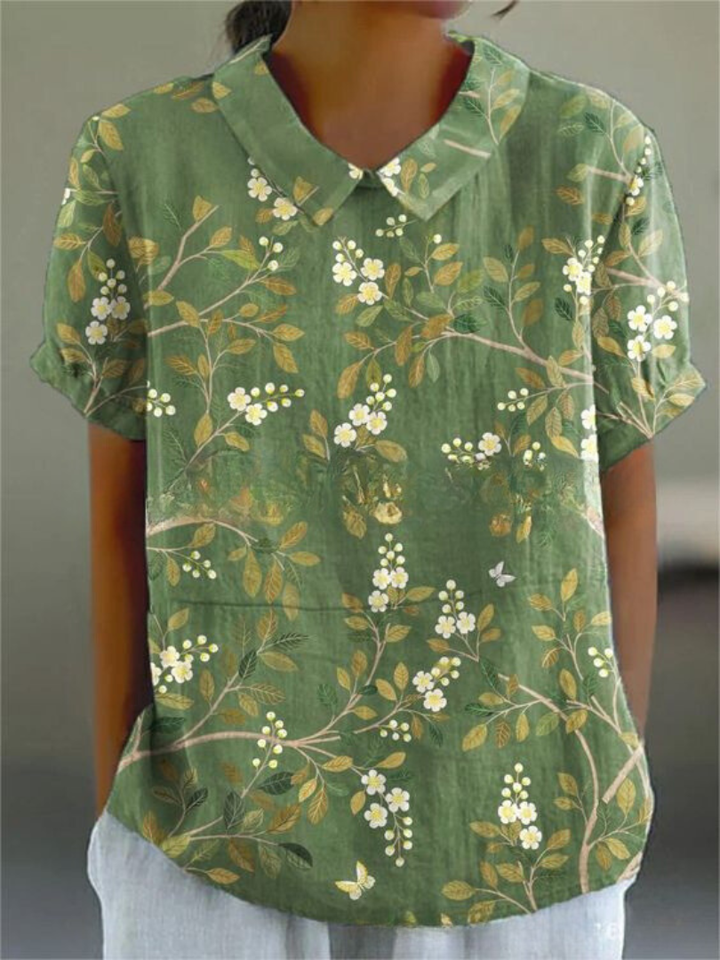 Sofia Elegant Floral Shirt