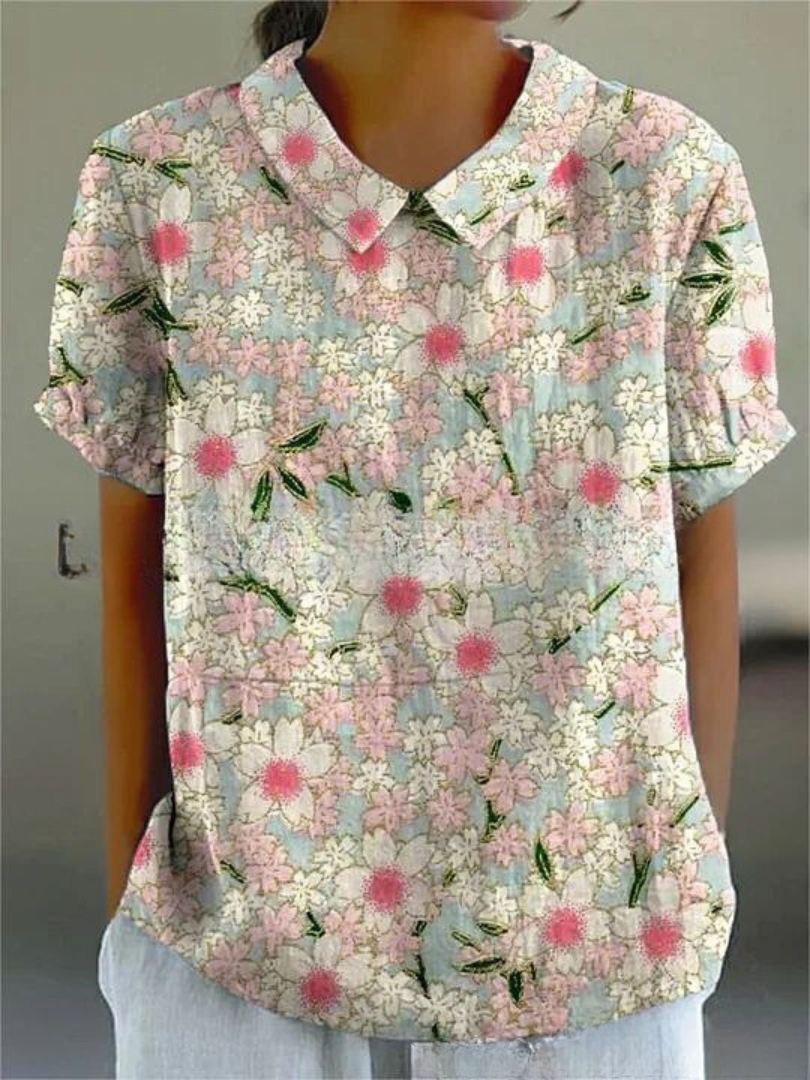 Sofia Elegant Floral Shirt