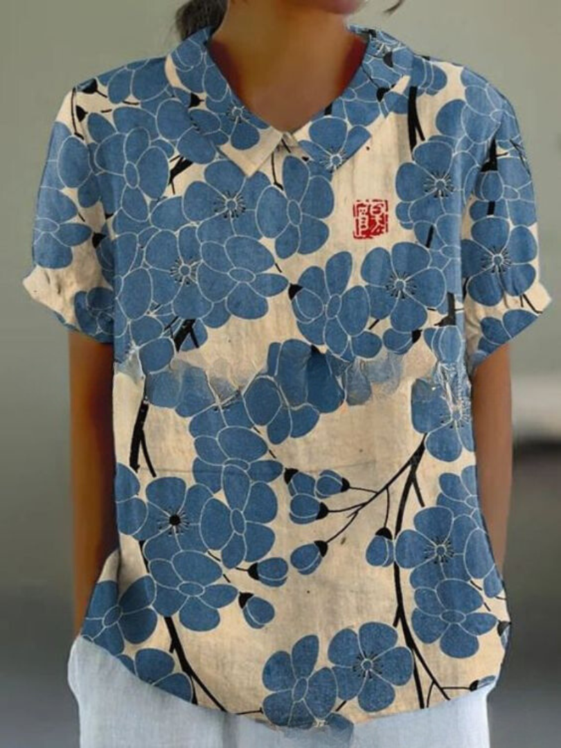 Sofia Elegant Floral Shirt