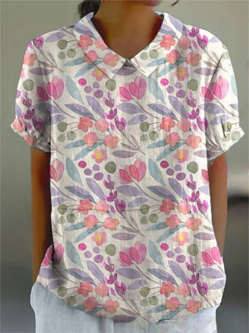 Sofia Elegant Floral Shirt