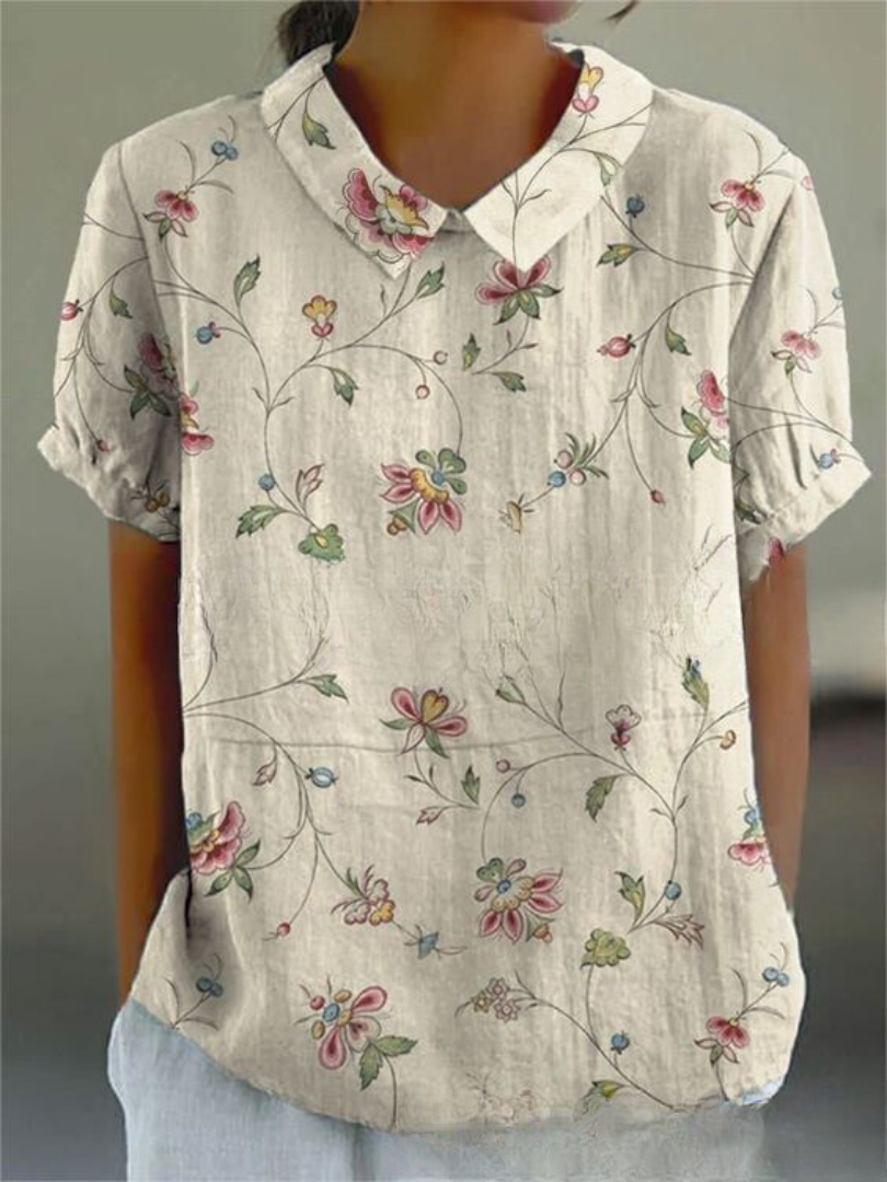 Sofia Elegant Floral Shirt