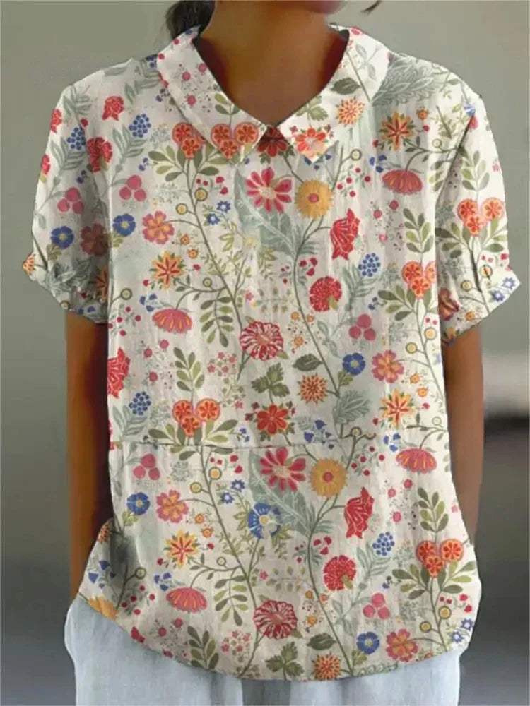 Sofia Elegant Floral Shirt