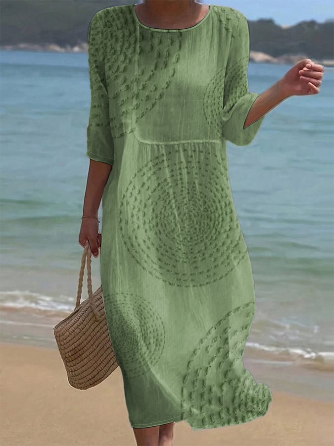Améliane Elegant Midi Dress