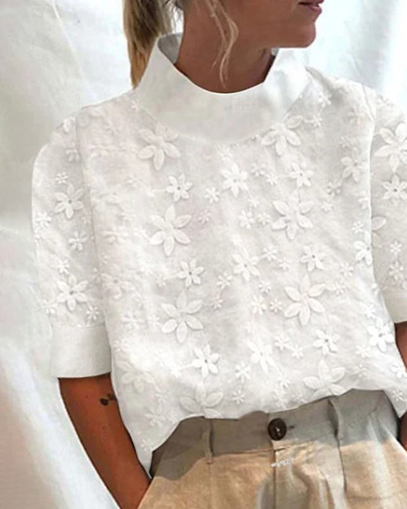 Doutzen Elegant Turtleneck Top