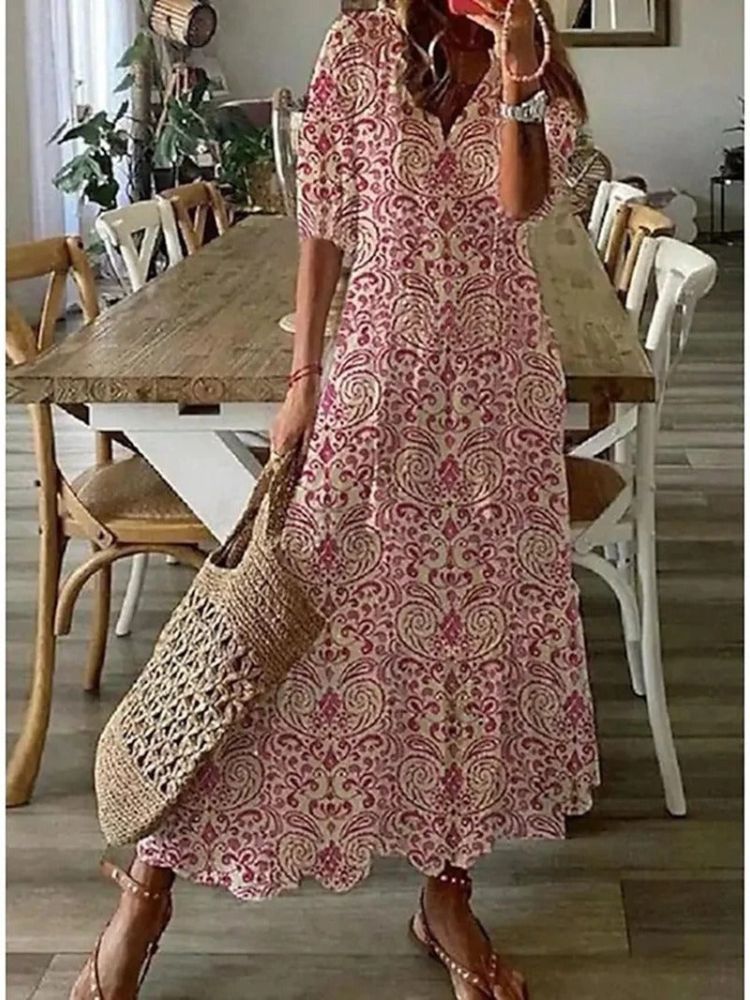 Élodie Velvet Floral Maxi Dress
