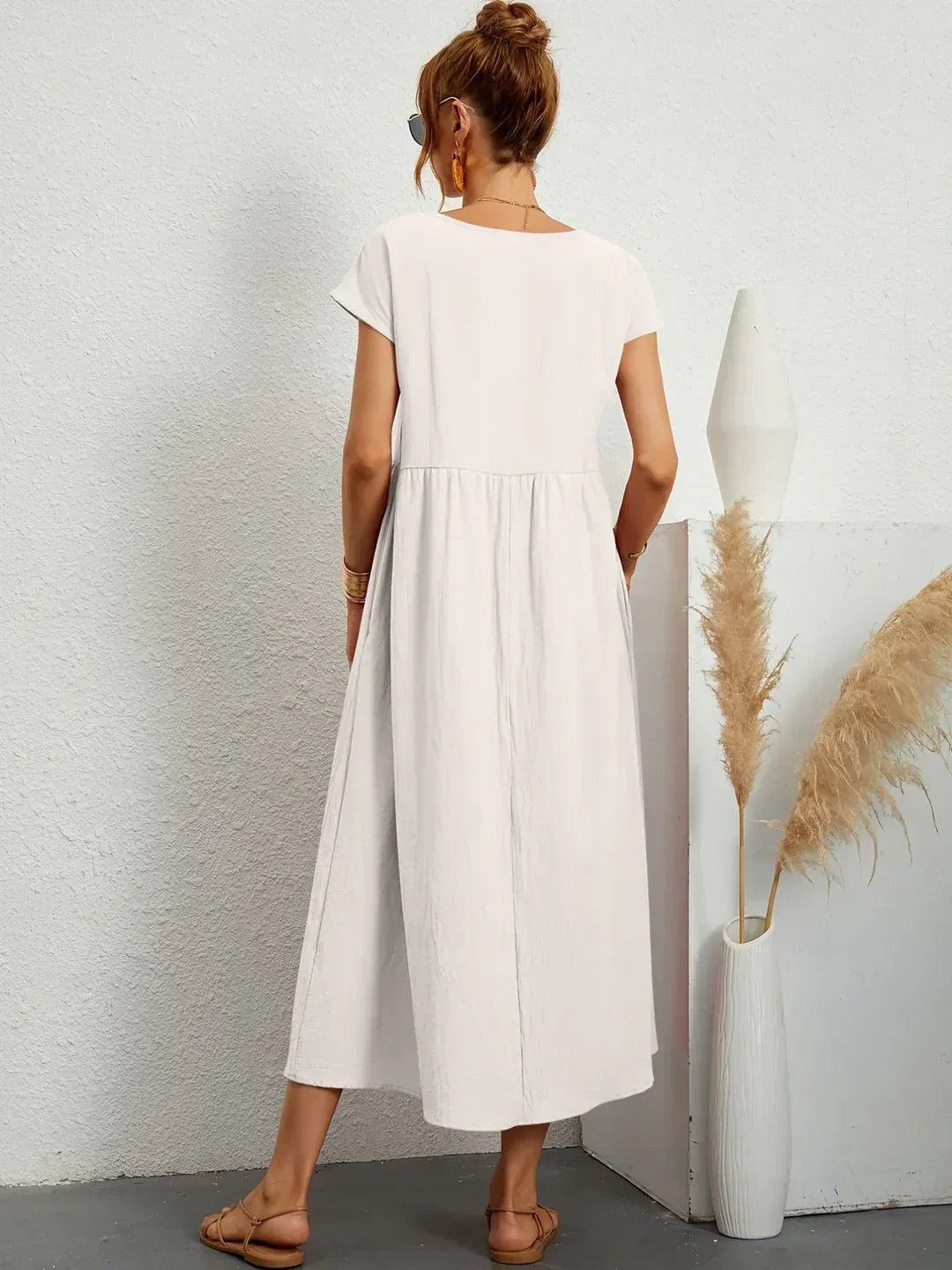 Gabrielle Flowy Midi Dress