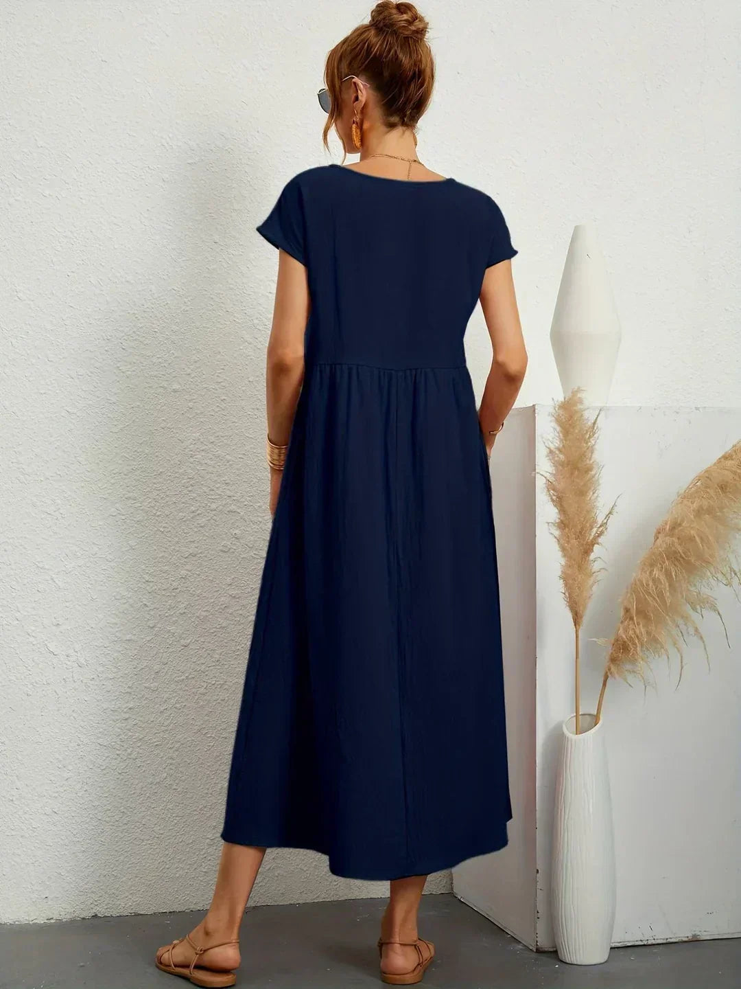 Gabrielle Flowy Midi Dress
