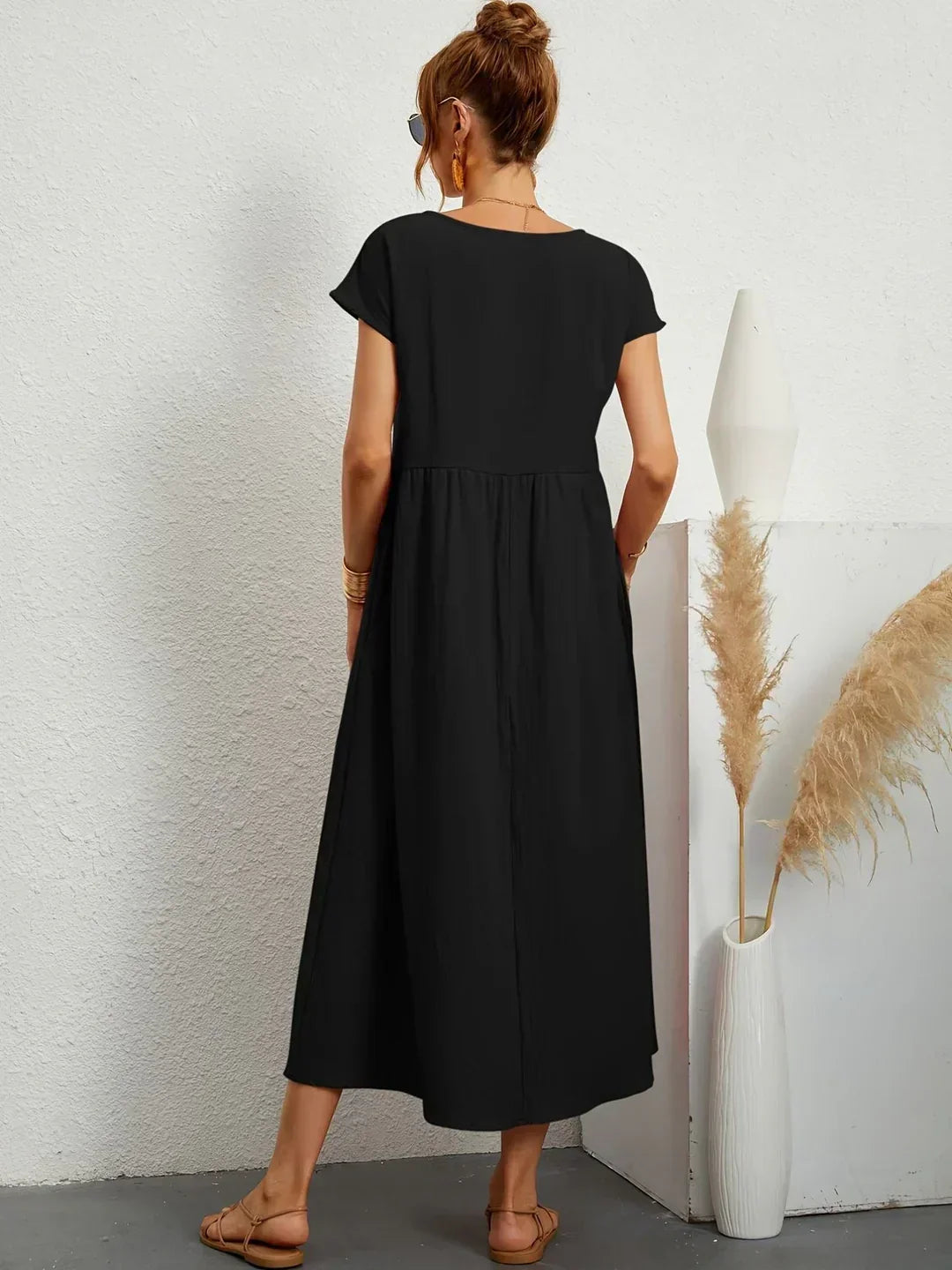 Gabrielle Flowy Midi Dress