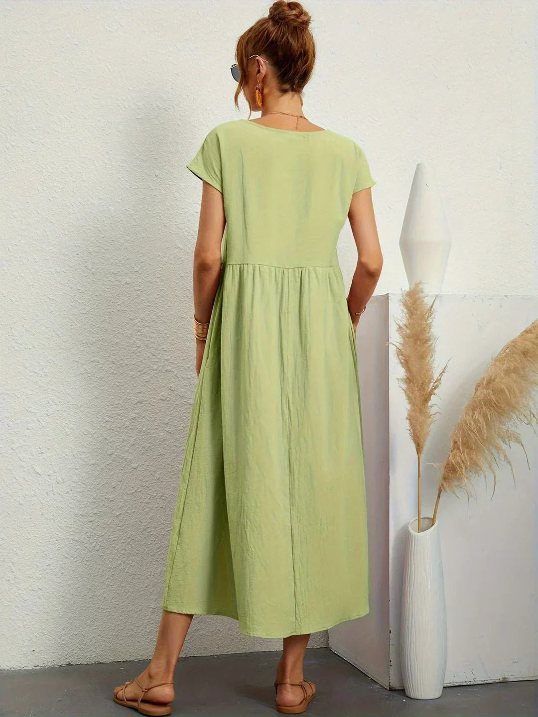 Gabrielle Flowy Midi Dress