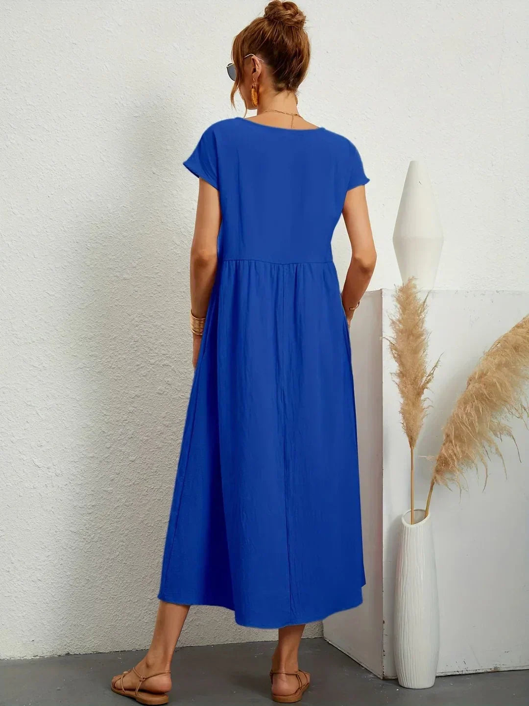 Gabrielle Flowy Midi Dress