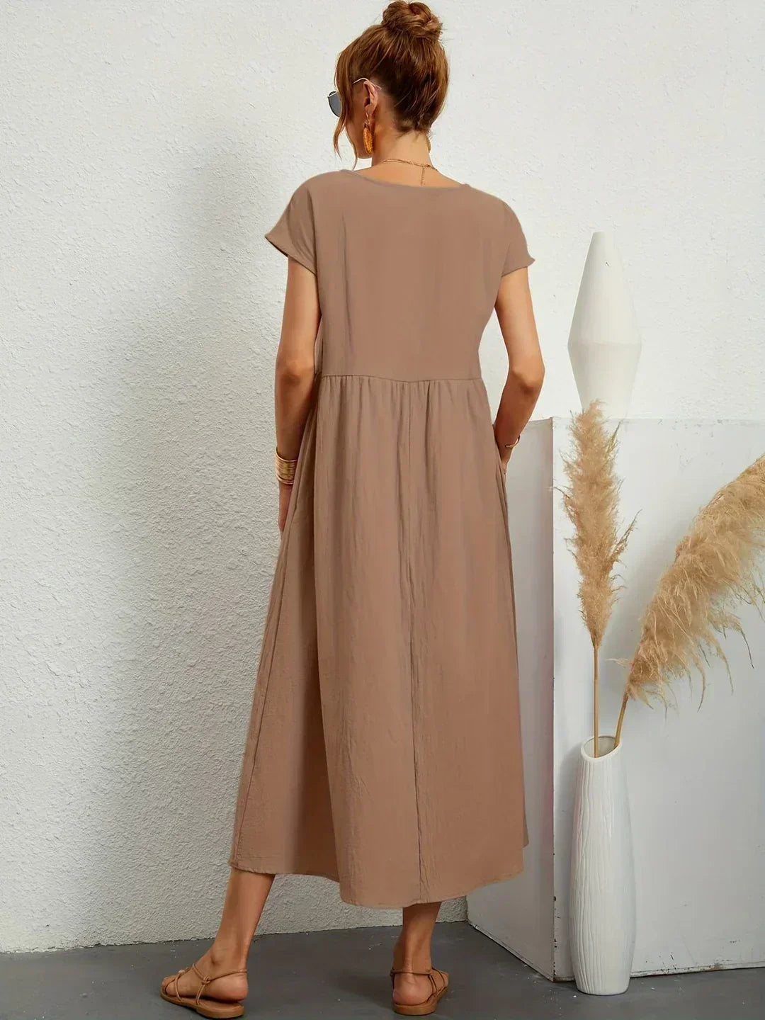 Gabrielle Flowy Midi Dress