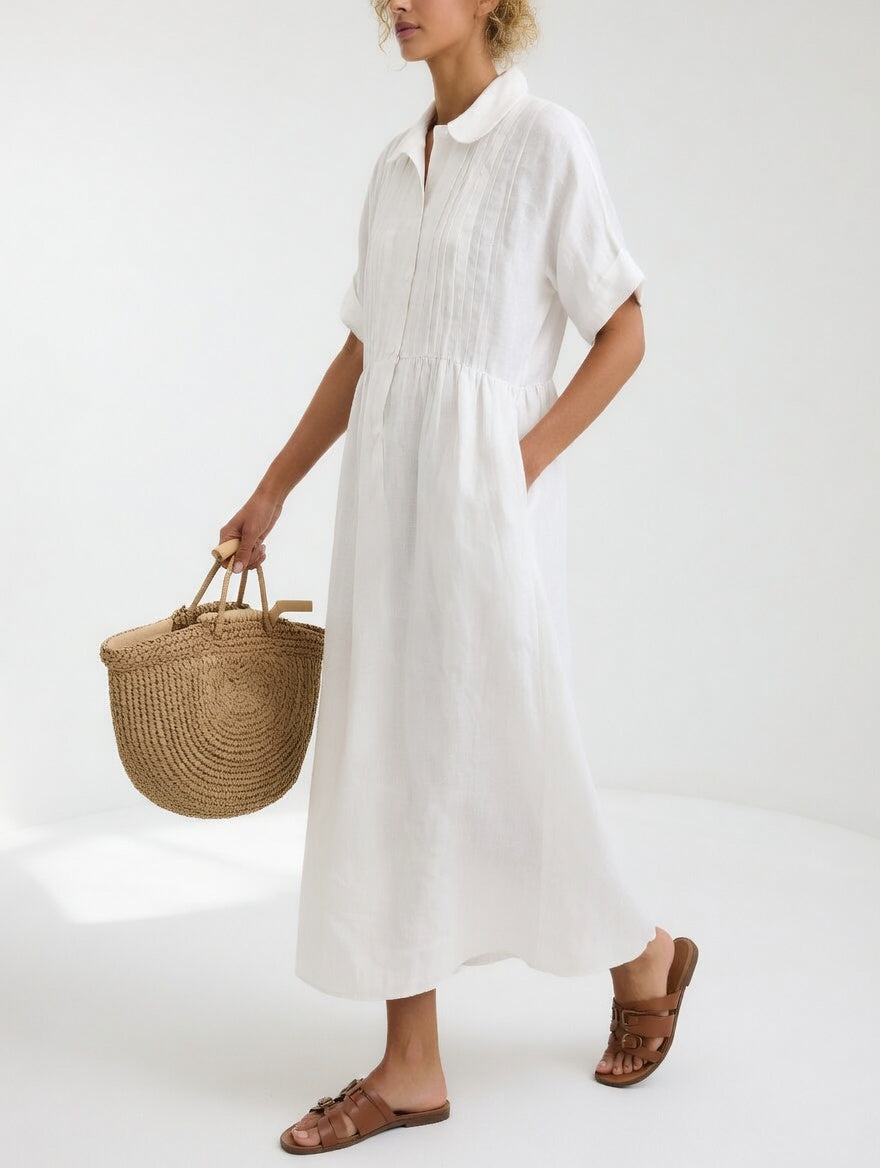 Lysandra Flowy Summer Shirt Dress