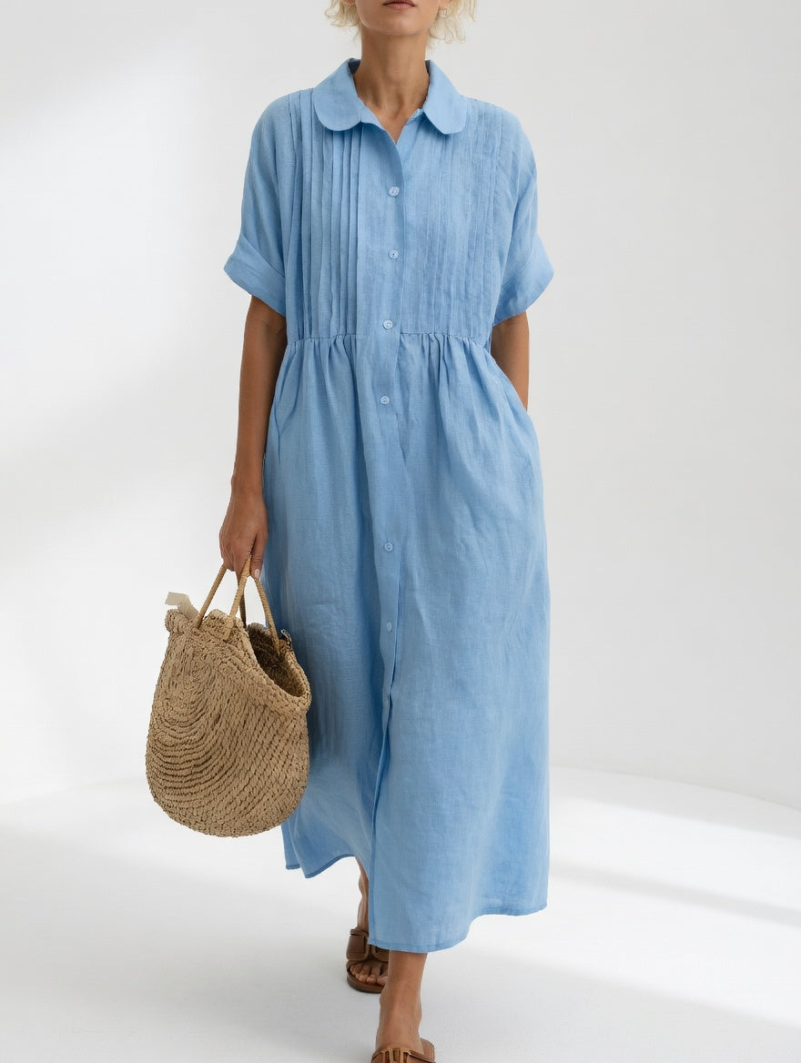 Lysandra Flowy Summer Shirt Dress