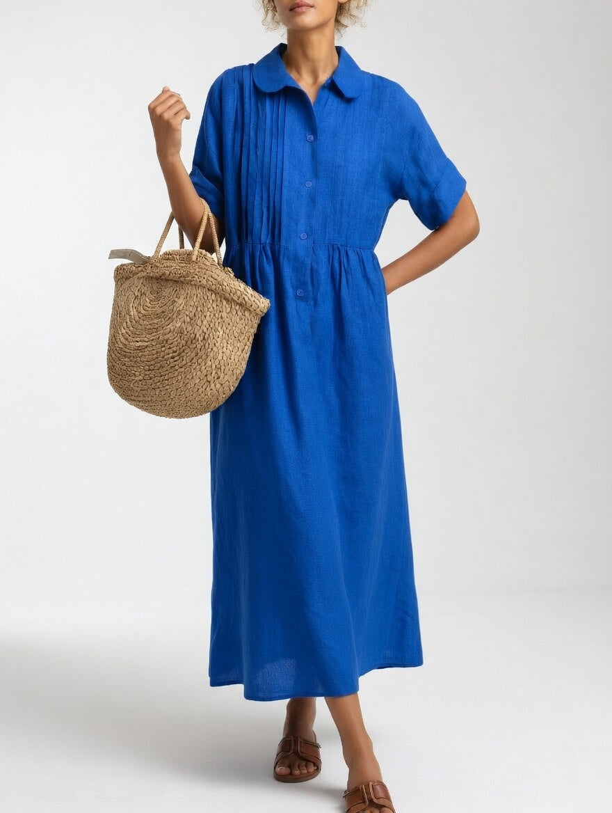 Lysandra Flowy Summer Shirt Dress