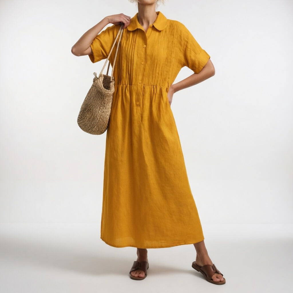 Lysandra Flowy Summer Shirt Dress