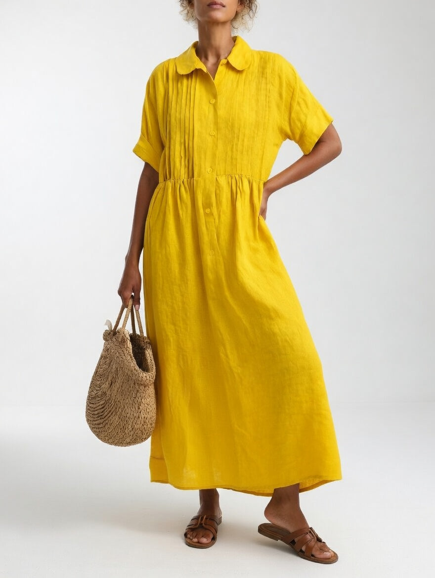 Lysandra Flowy Summer Shirt Dress