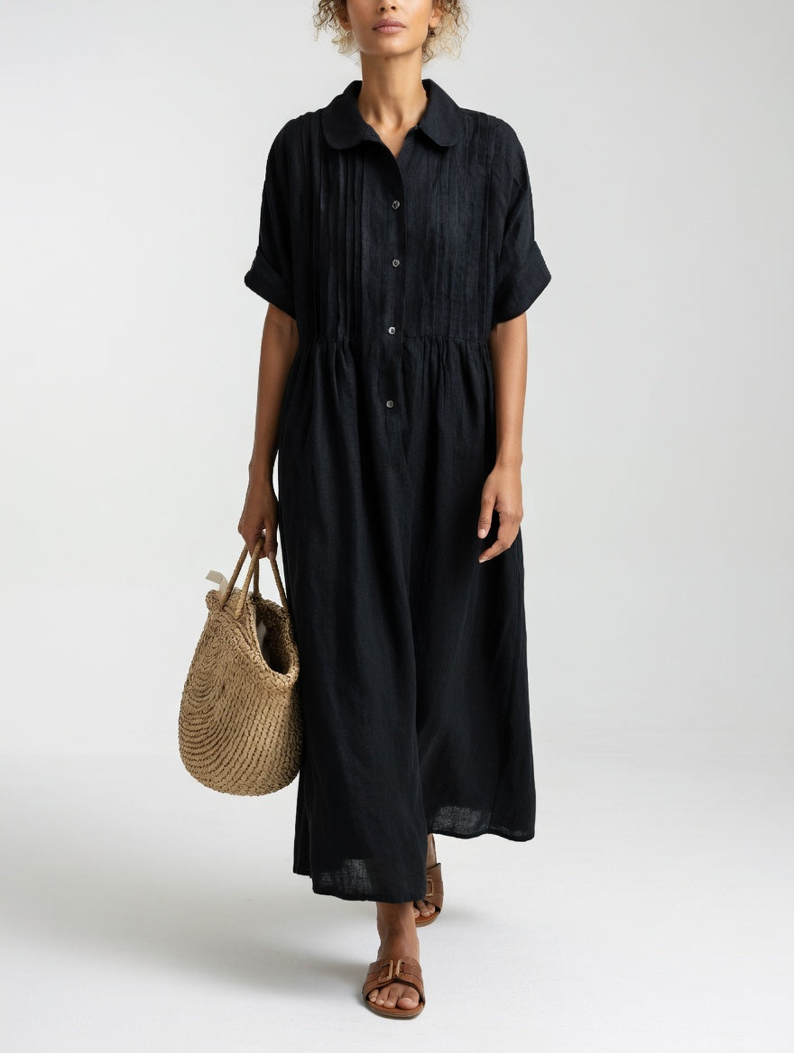 Lysandra Flowy Summer Shirt Dress