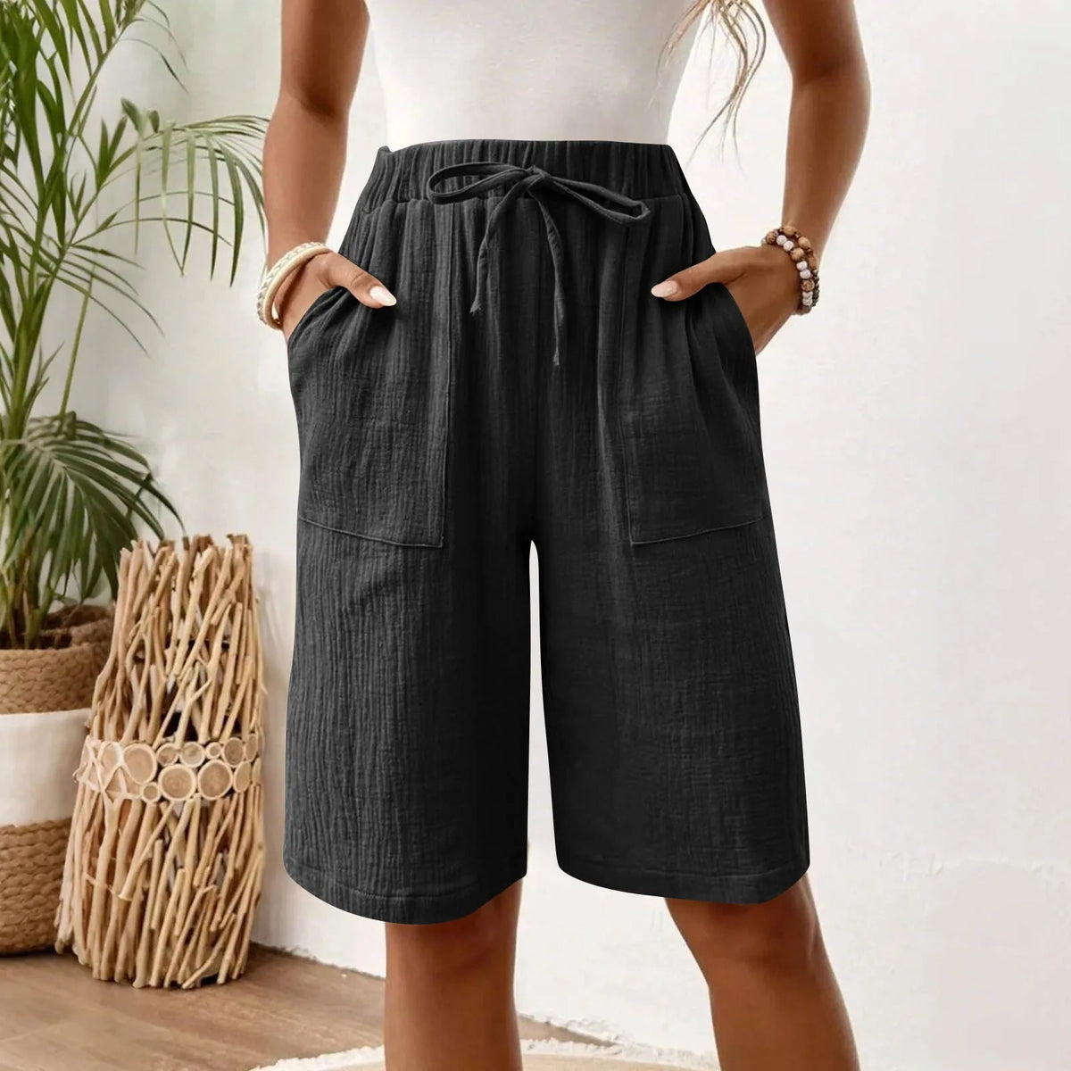 Sienna Cotton & Linen Shorts