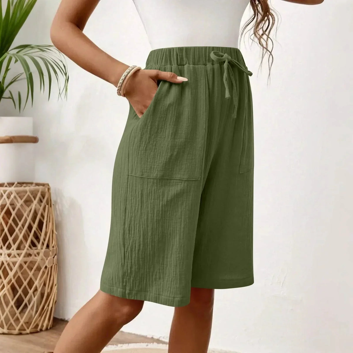 Sienna Cotton & Linen Shorts