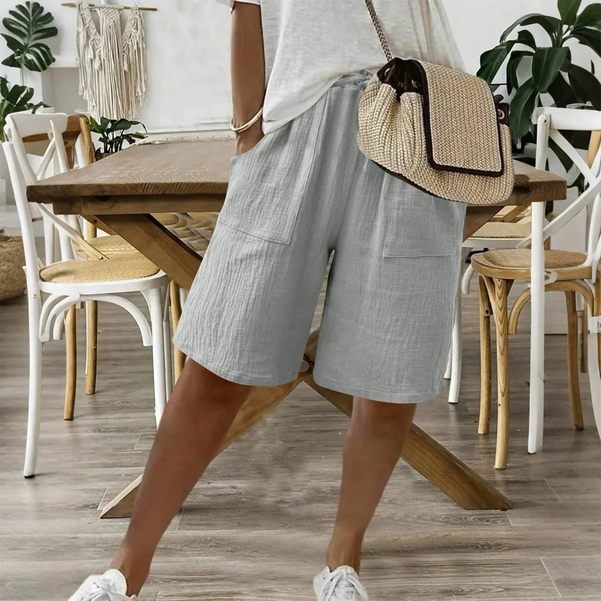 Sienna Cotton & Linen Shorts