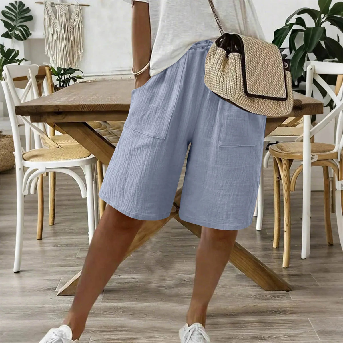 Sienna Cotton & Linen Shorts