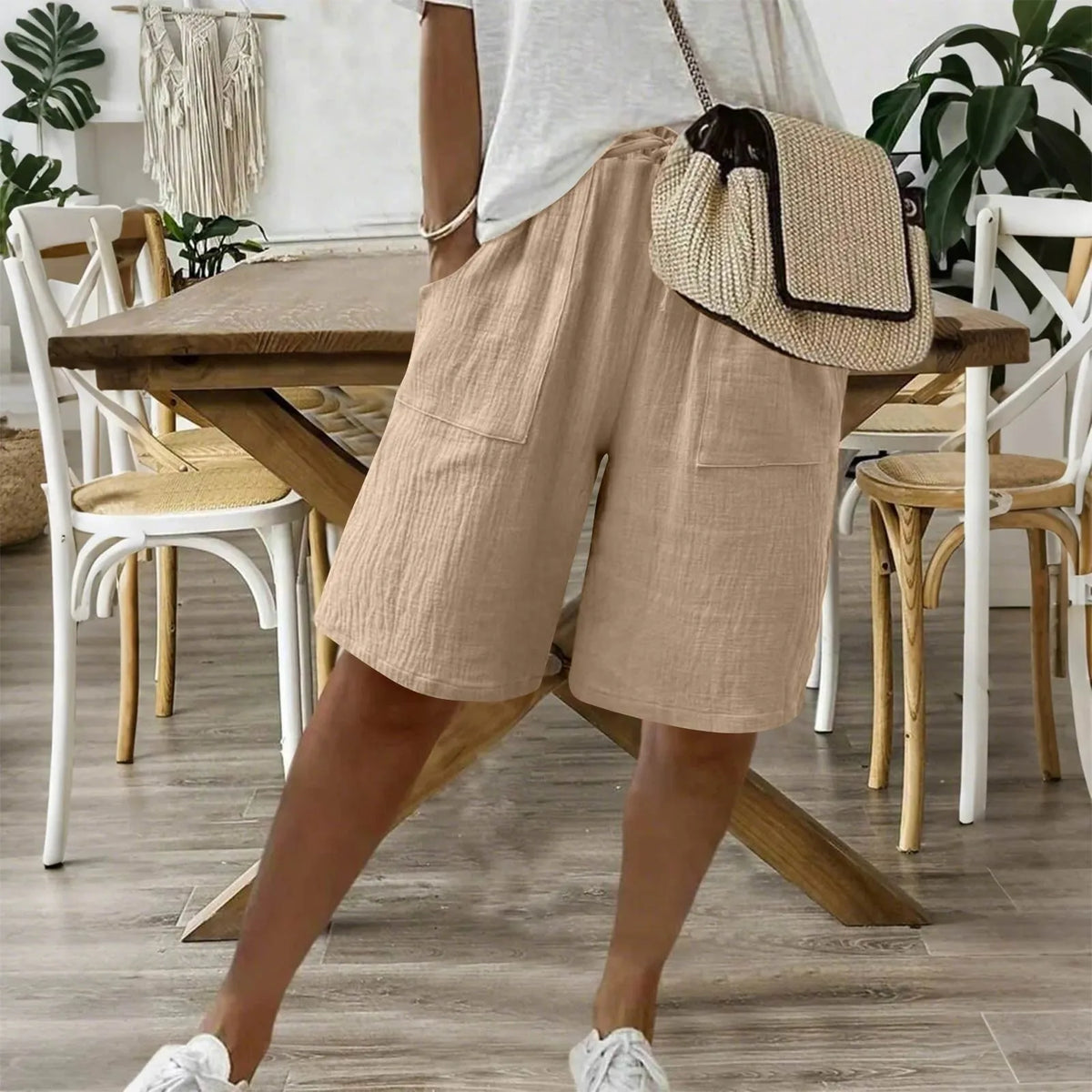 Sienna Cotton & Linen Shorts