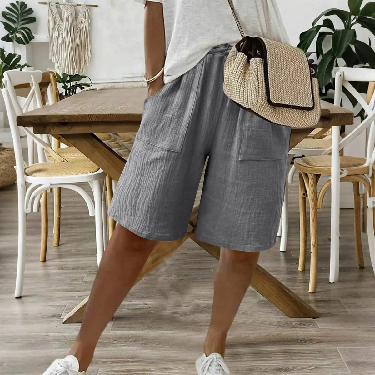Sienna Cotton & Linen Shorts