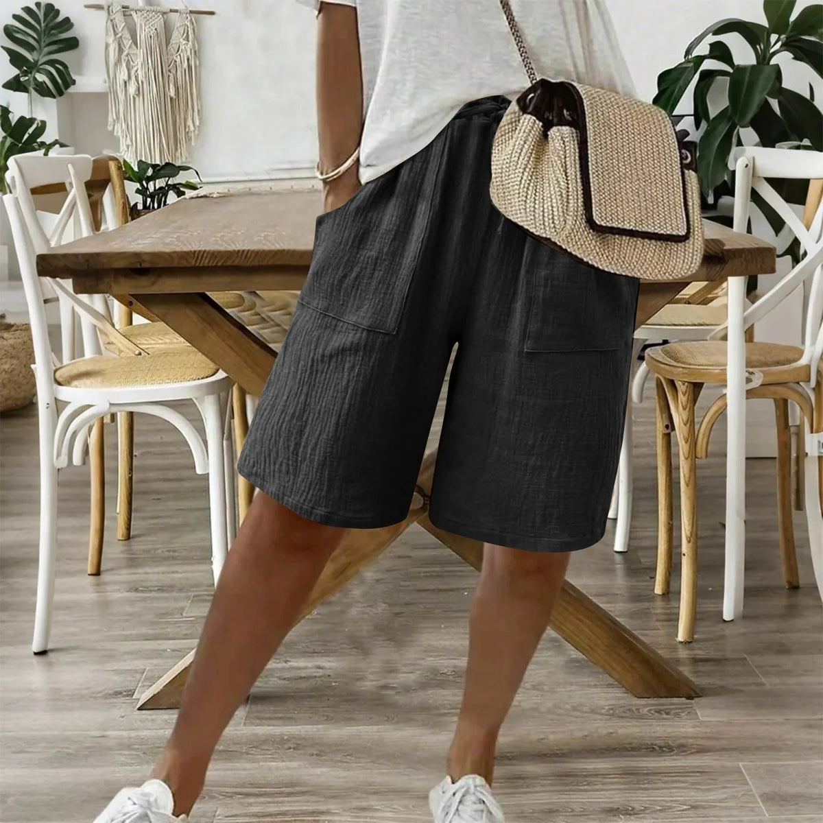 Sienna Cotton & Linen Shorts