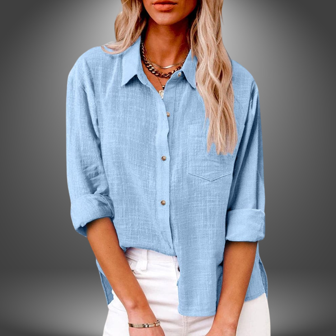 Eve Premium Linen Blouse