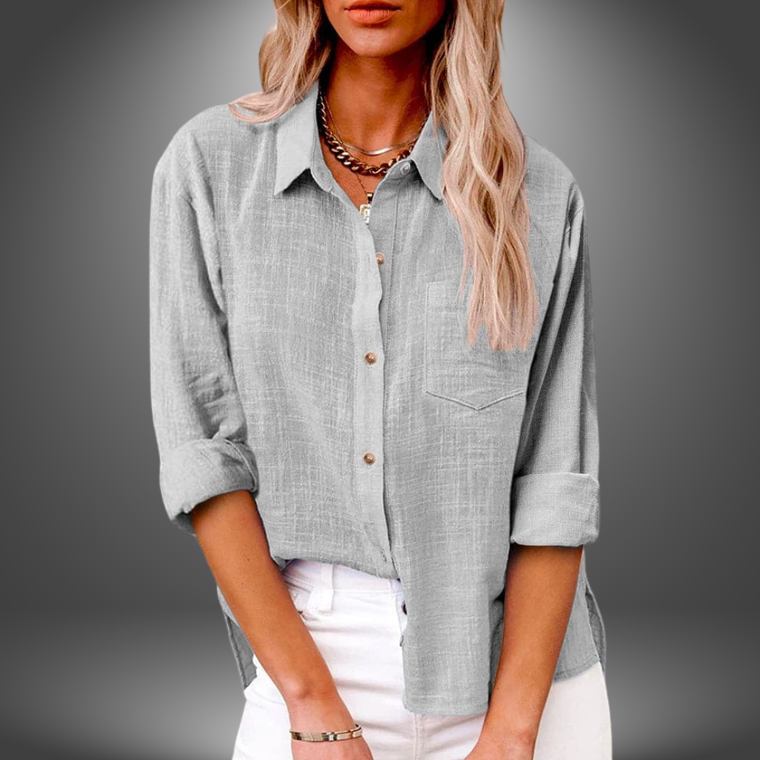 Eve Premium Linen Blouse