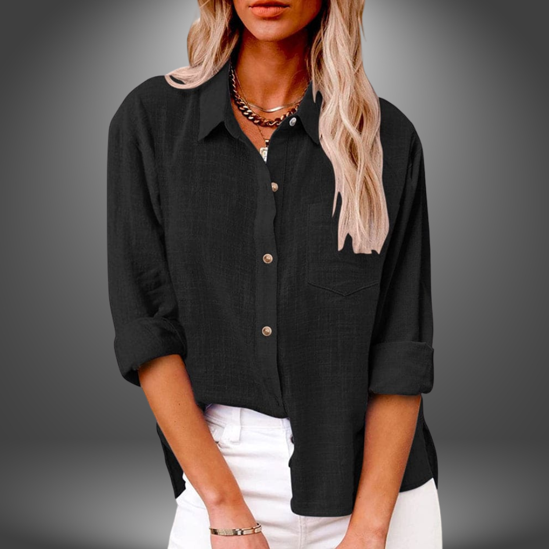 Eve Premium Linen Blouse