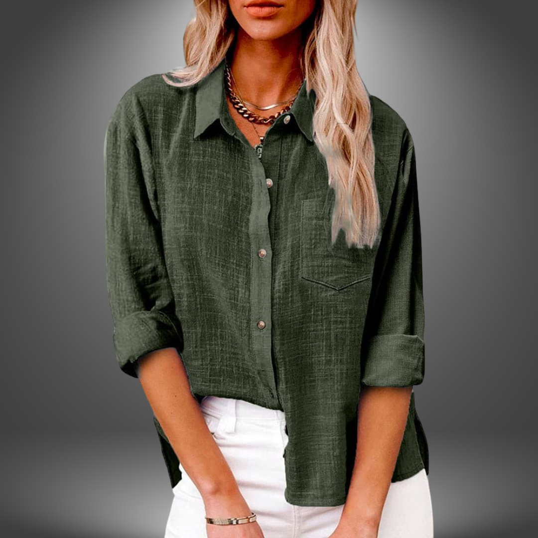 Eve Premium Linen Blouse