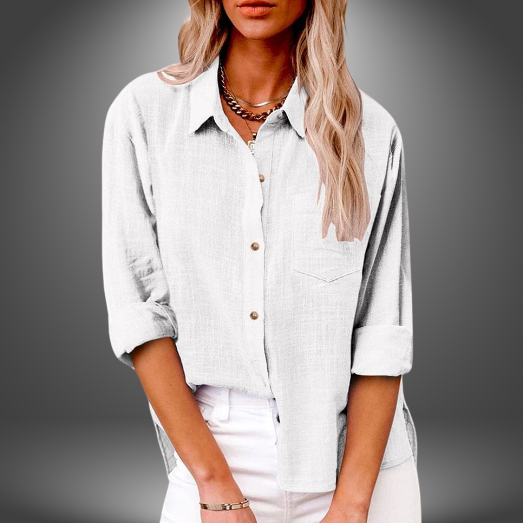 Eve Premium Linen Blouse