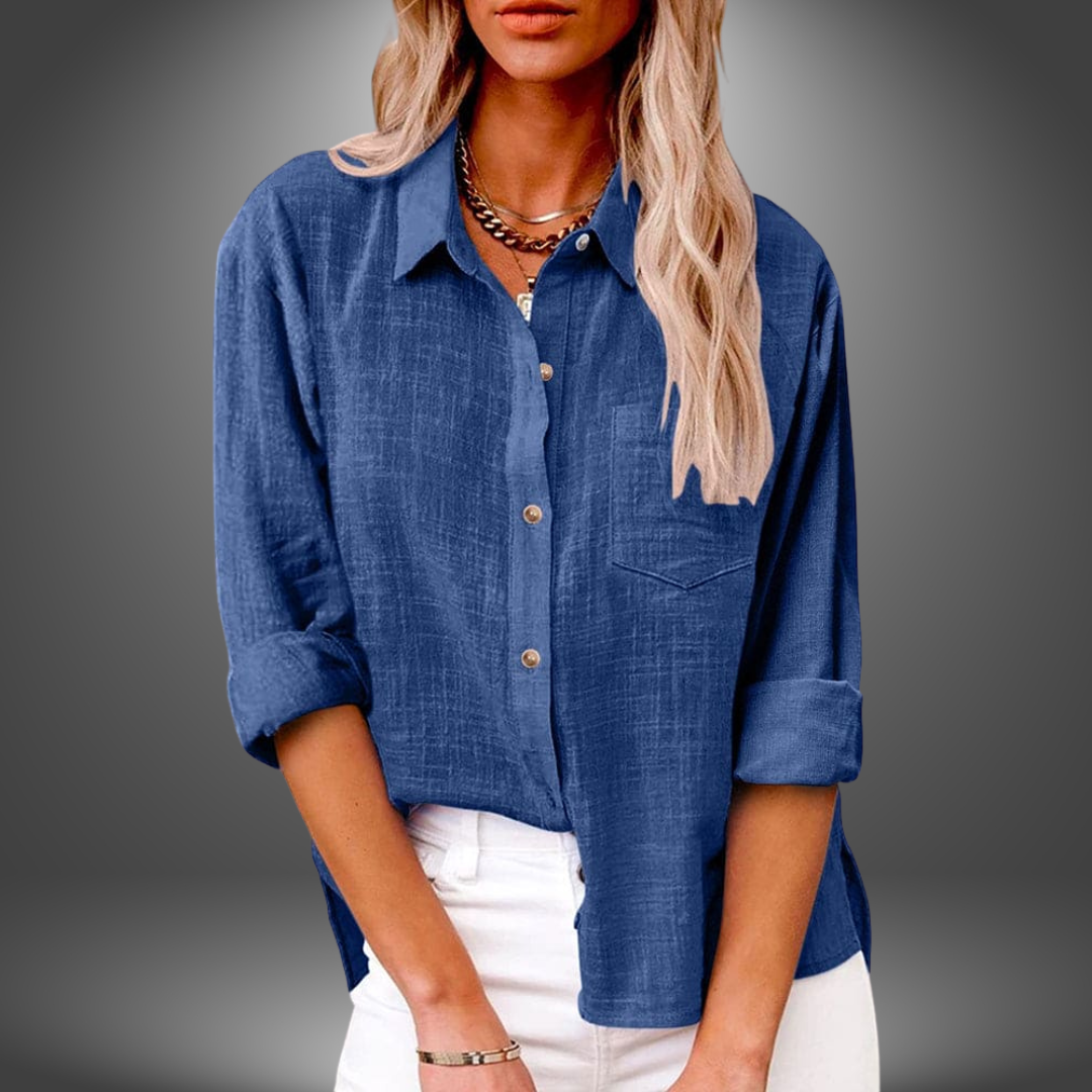 Eve Premium Linen Blouse