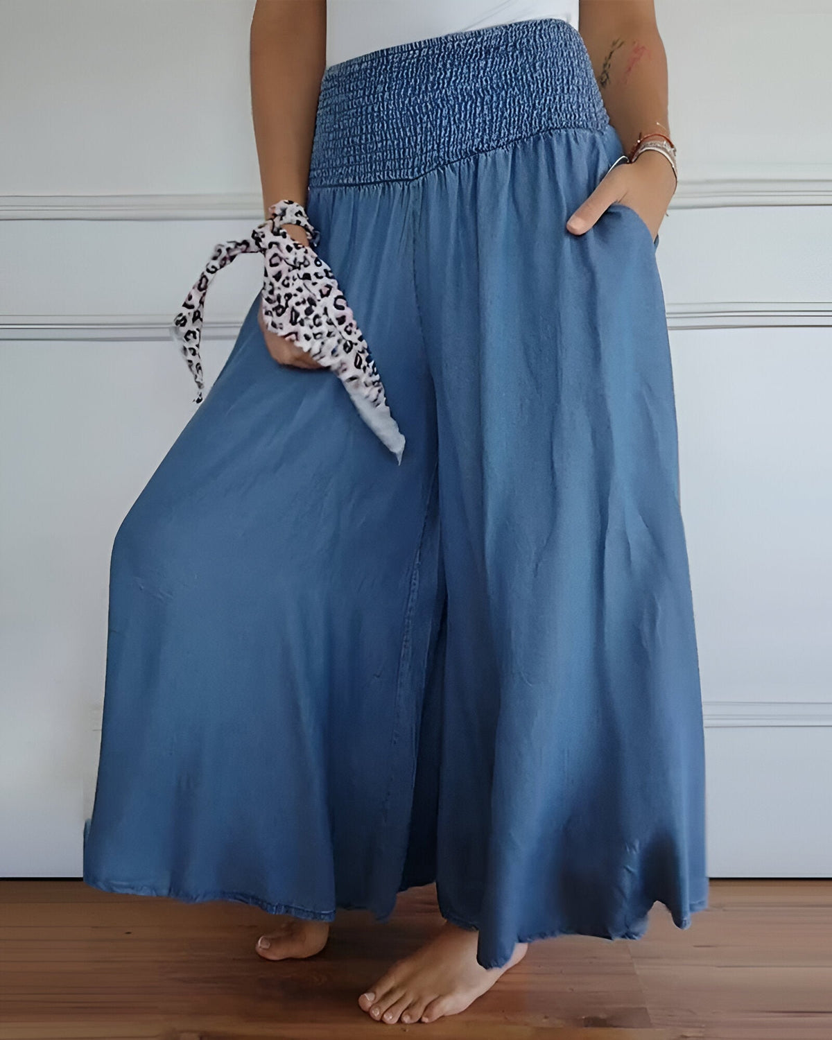 Alva Comfy Elastic-Waist Pants