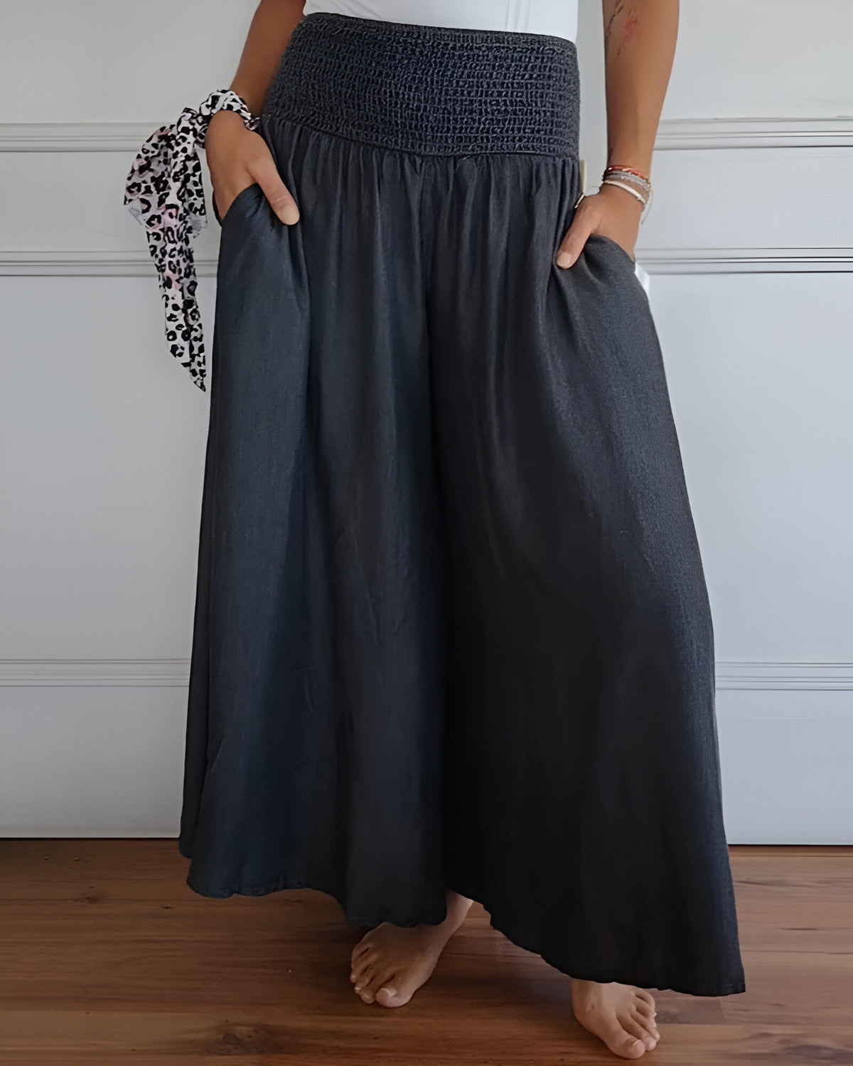 Alva Comfy Elastic-Waist Pants