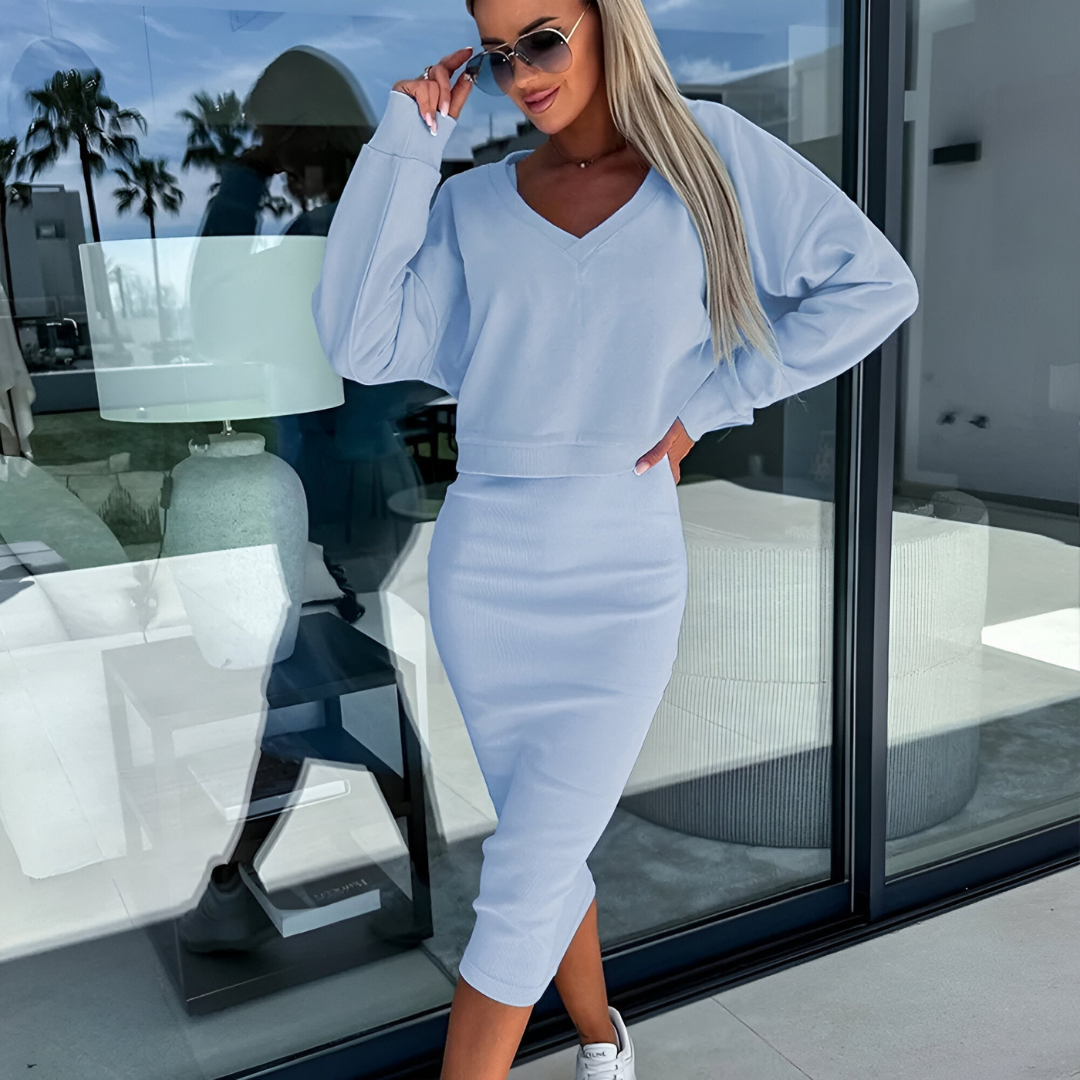 Edith Chic Top & Dress Set
