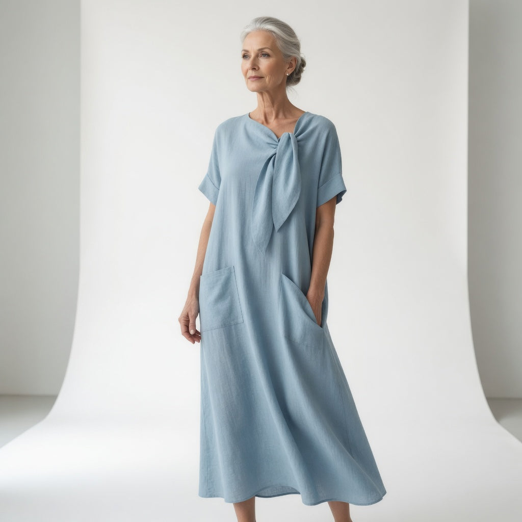 Mireille Flowy Summer Cotton Dress